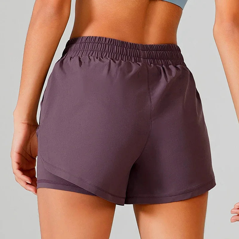 Yoga Shorts Women Fitness Top Spandex Neon Elastic Running Workout Short Leggings For Ladies Gym Sport Shorts Fitness Sportwear Tahsi Fashion House
