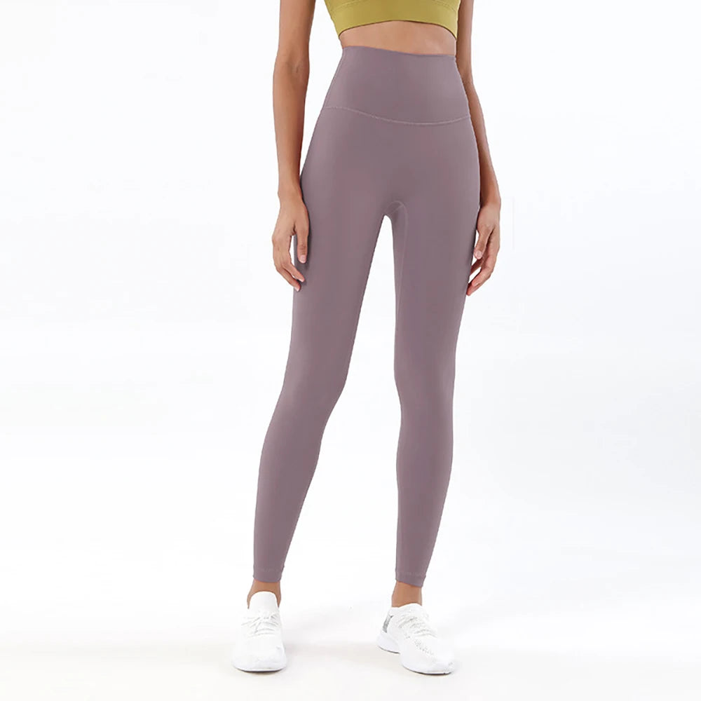 Yoga Leggings for Fitness Legging Sport Femme Back Pocket Pants Female Buttery Soft High Waist Leggins Push Up Gym Tights Women ATFH