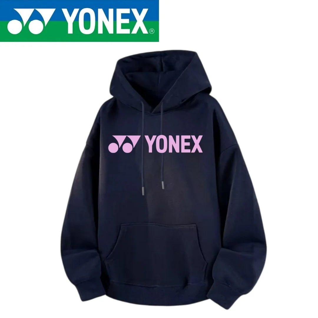 YONEX2026 new cotton hooded jacket, essential for outdoor sports such as badminton, tennis, running, and keeping warm with multi