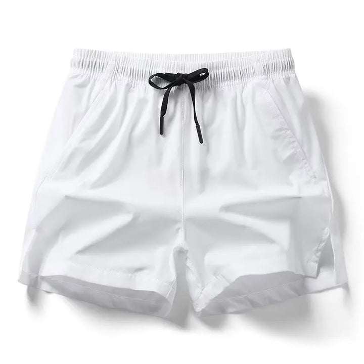 1pcs Summer Men Ice Silk Shorts Quick Drying Running Gym Pants Homme Surf Ventilate Drawstring Casual Outdoor Sport Couple Short