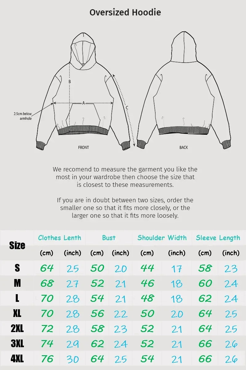 Y2k Loose Pullover Tracksuit One Punch Man Garou Printed Hoodies Men Women Autumn Winter Thick Fleece Warm Sweatshirt Oversized - ATFH
