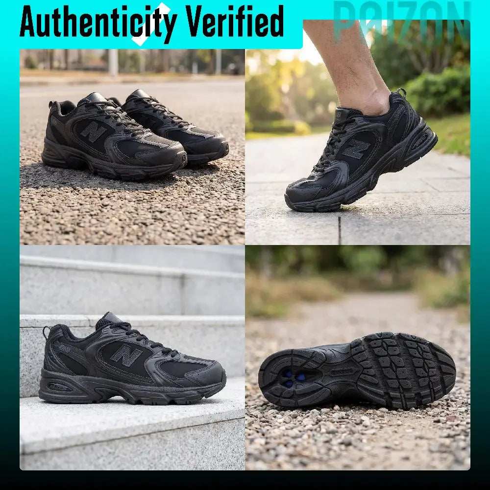New Balance NB 530 Breathable Low top Casual Running Shoes Men's Black MR530NB