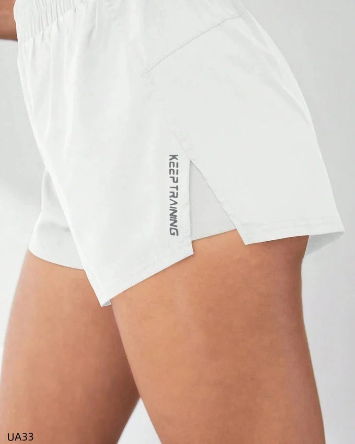 Women's Athletic Shorts - Elastic Waist Built-in Liner, Quick-Dry Breathable, Perfect for Gym Yoga Running Daily Wear Tahsi Fashion House