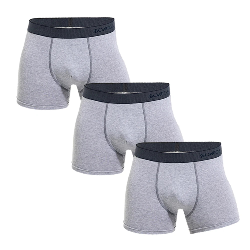 3pcs/pack Sexy Letter Men's Panties Cotton Boxer Shorts Men Underpants Brand Man Underwear Solid Color Boxers