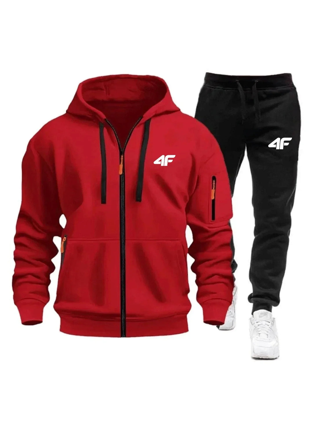 Sets for Men Two Piece Outdoors Mens Tracksuit Set Hot Sales Sportswear Man Sweatpants Hoodie Fashion Comfortable Casual Jogging - ATFH