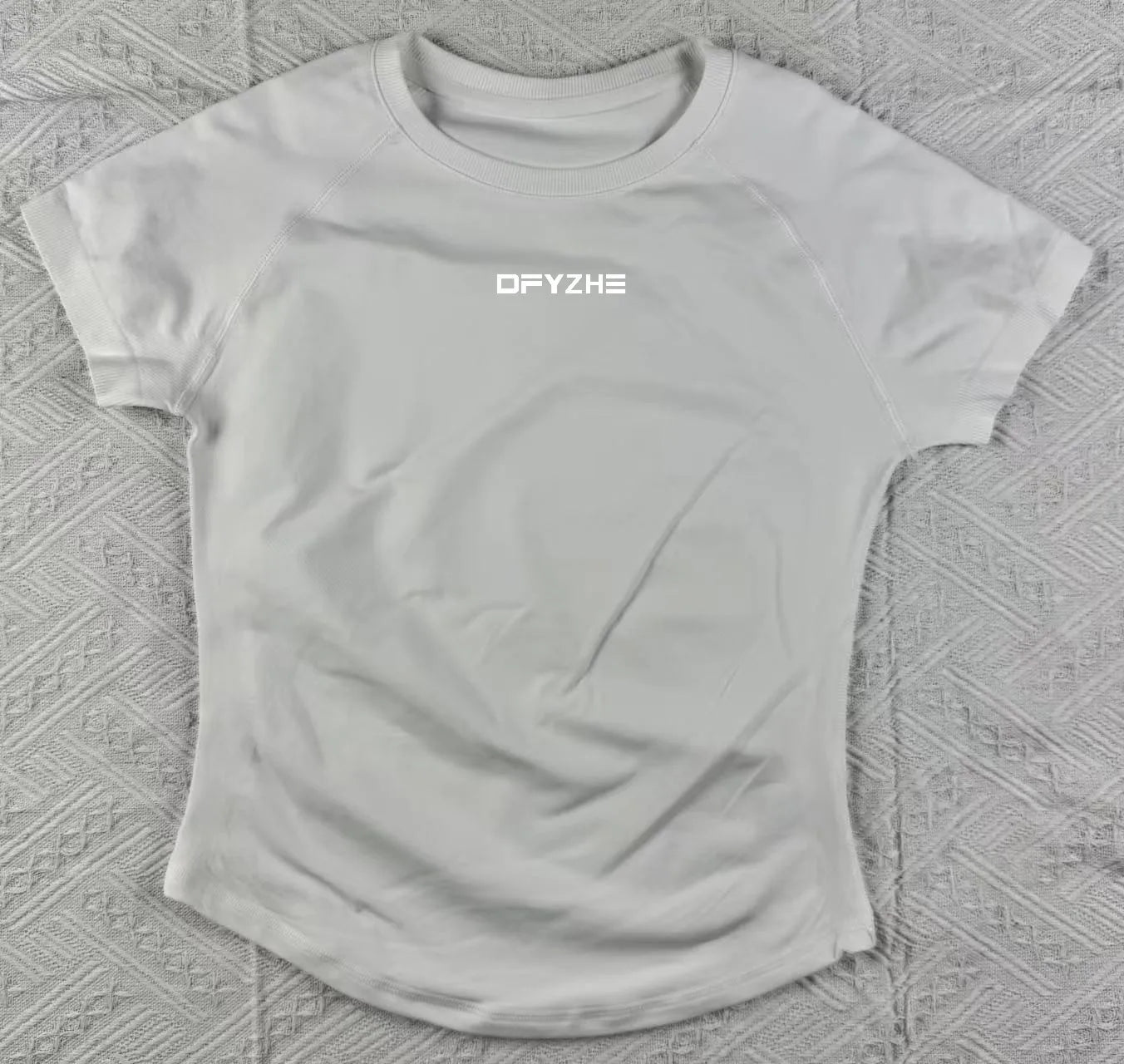 DFYZHE Impact Short Sleeve Top Women's Running Sports T-shirt Summer Short Sleeve Round Neck Elastic Yoga Fitness Top Breathable - ATFH