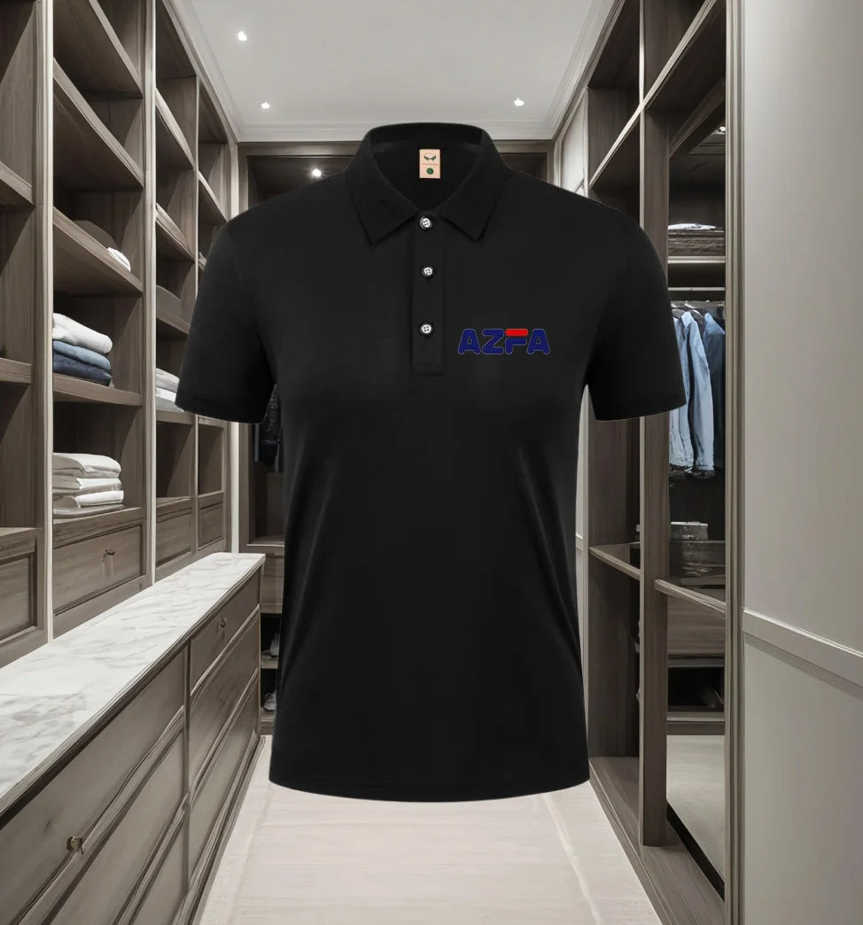 Printed men's summer classic POLO short sleeved T-shirt with casual style, comfortable and breathable fabric