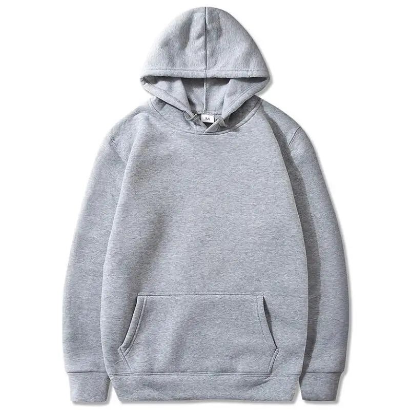 Men's Hoodies New Spring Autumn Casual Hoodies Sweatshirts Men's Top Solid Color Hoodies Sweatshirt Male Casual Tops 11 Colors - ATFH
