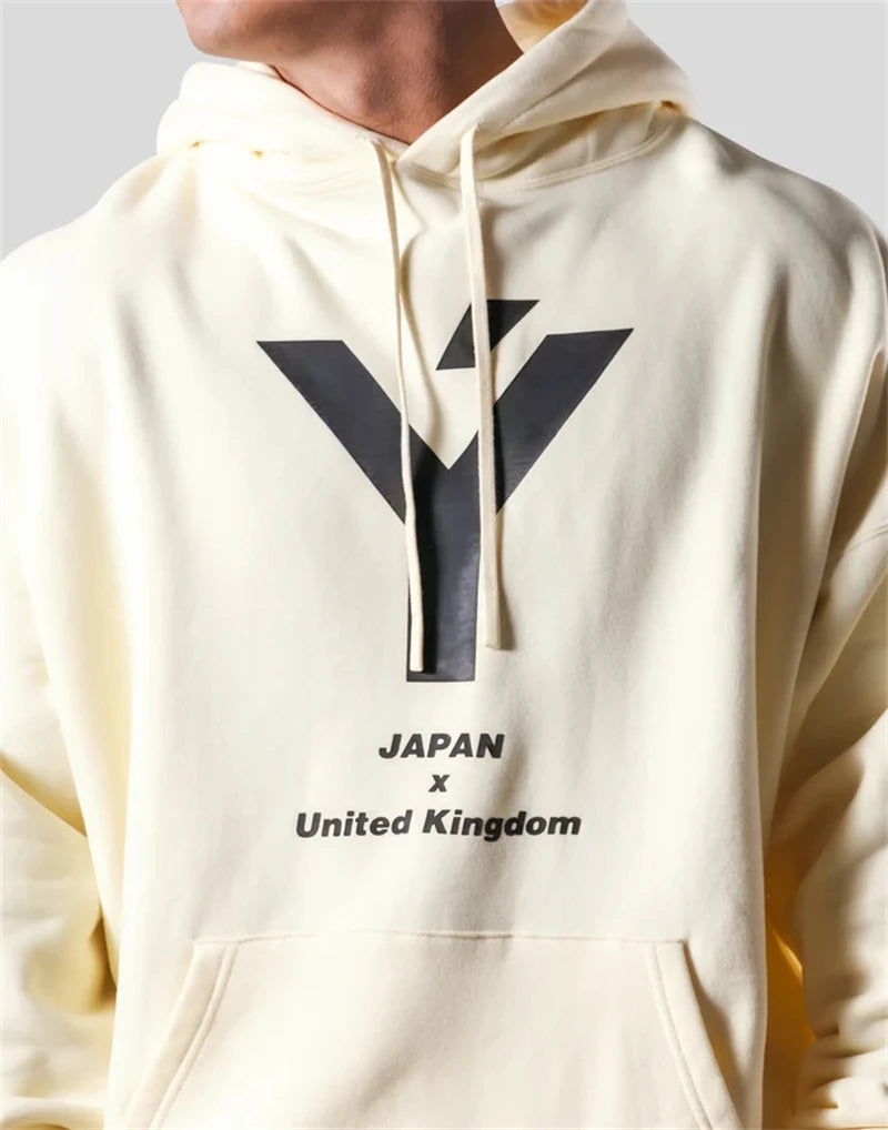 LYFT Big Y LOGO Men Hoodies Winter Fleece Warm Mens Sweatshirt Fashion Streetwear Casual Men's Loose Hooded Pullovers