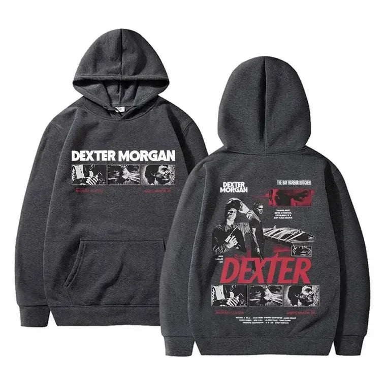 New TV Program Dexter Morgan Bay Harbour Butcher Men's Autumn Winter Casual Fashion Retro Loose Warm Trendy Sportswear - ATFH
