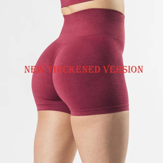 Women High Waist Sport Shorts Seamless Workout Shorts Scrunch Butt Fitness Shorts Women's Sports Short Pants Gym Clothing Tahsi Fashion House