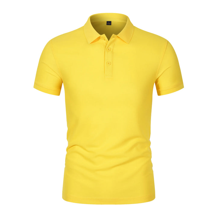 2026 Hot Sale Men's Summer Casual Breathable Comfortable Polo Shirt Men's Solid Color High Quality Short Sleeve T-Shirt