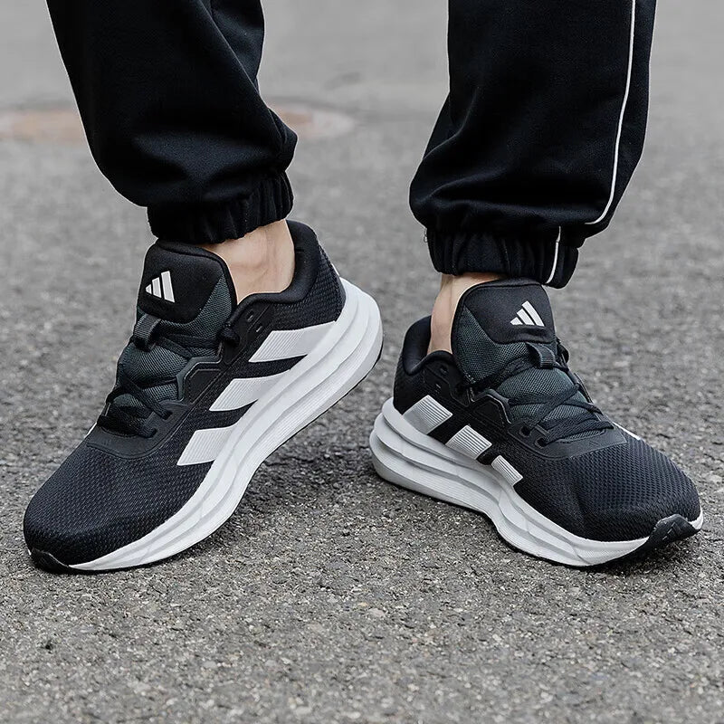 Adidas Men's Shoes Galaxy 7 m Low-Top Breathable Sports Shoes Cushioning Lightweight Running Shoes Id8760 ATFH