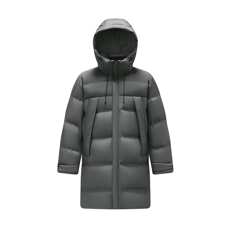 Semir Down Jacket Men Long Hooded Loose Simple Versatile 2026 Winter Man Clothes Winter Outerwear