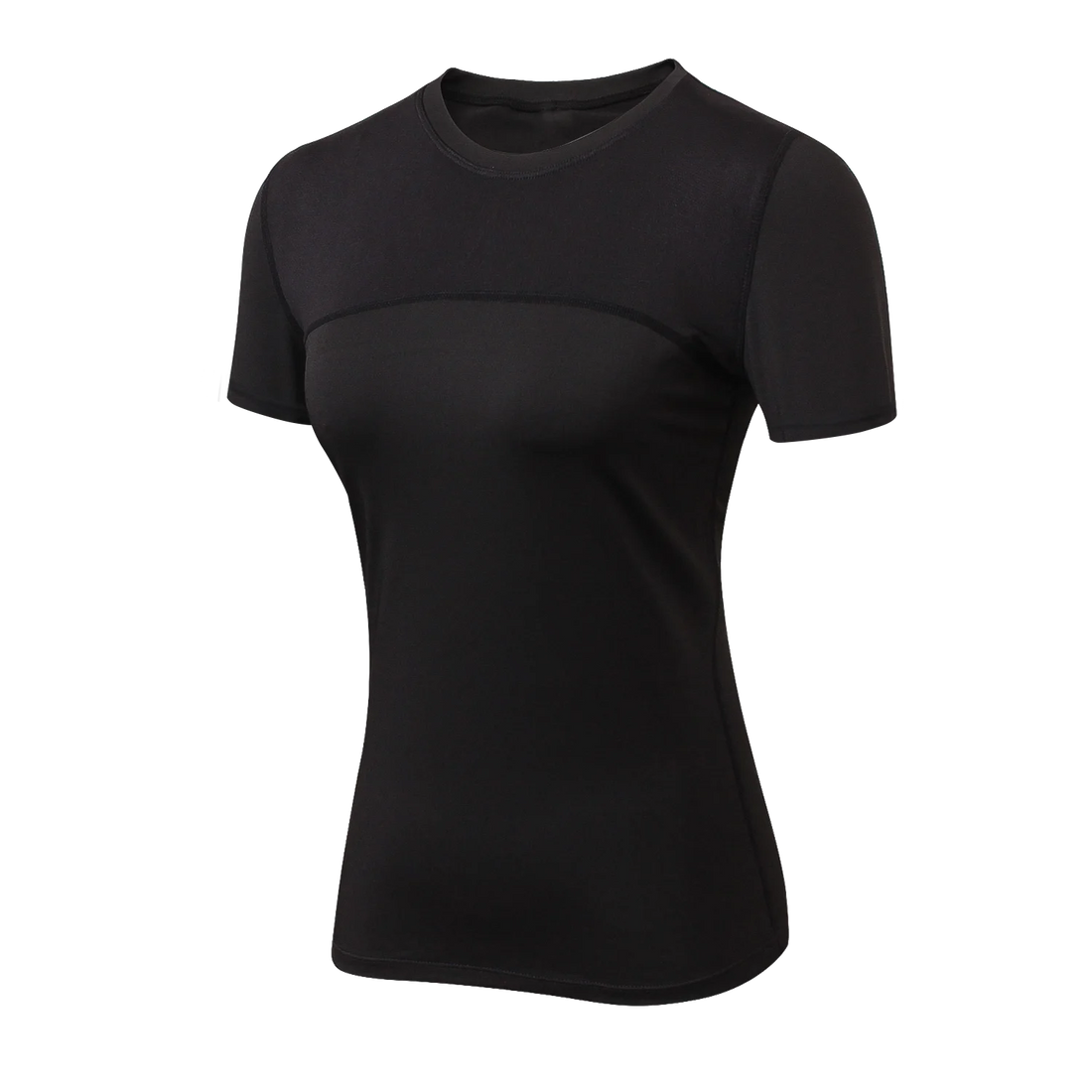 Women Yoga Tops Quick Dry Sport Top Fitness Women Top Black Solid Sleeveless Fitness Running Tops Gym T Shirt - ATFH