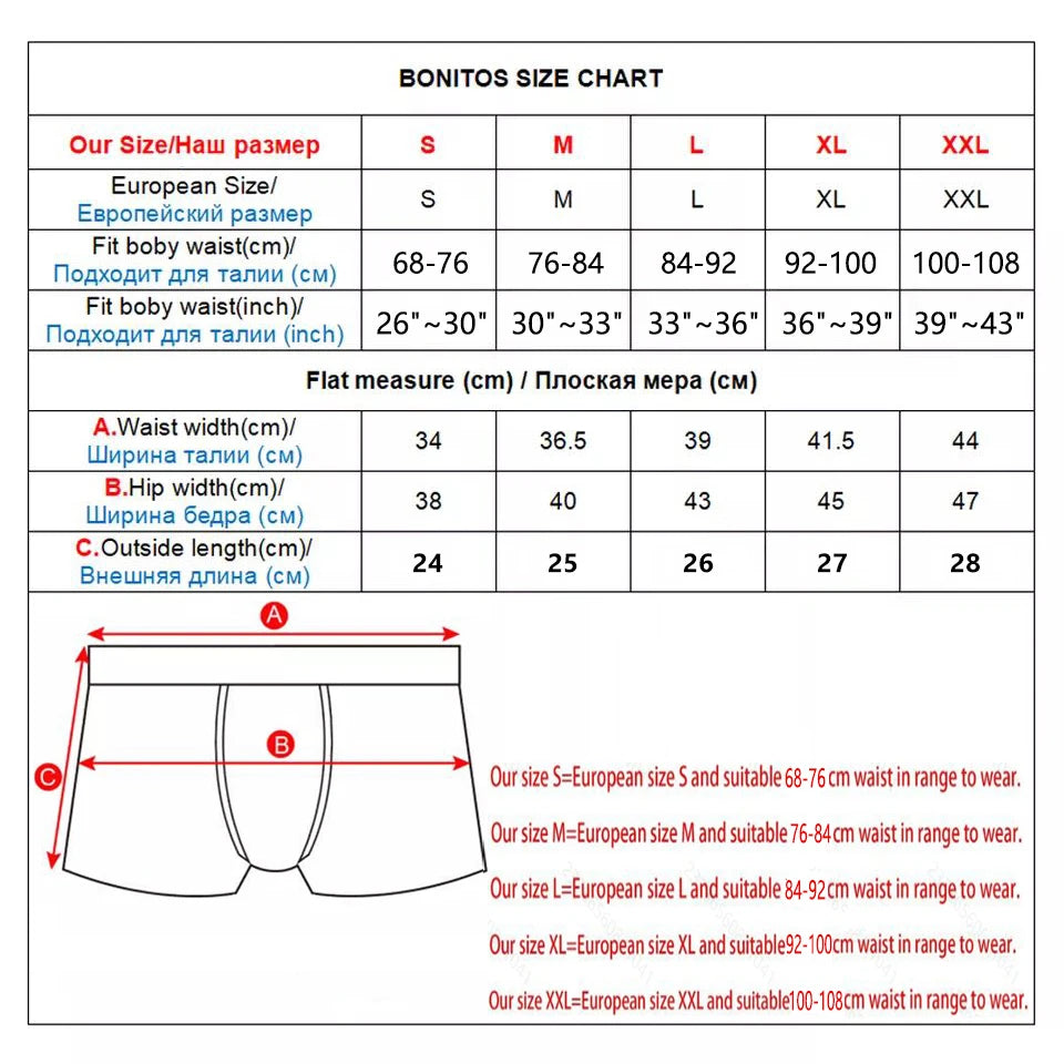 8pcs-Boxers Men Underpants Comfortable Men's Panties Brand Underwear for Man Boxer Shorts Sexy Male Square Trunks Panties