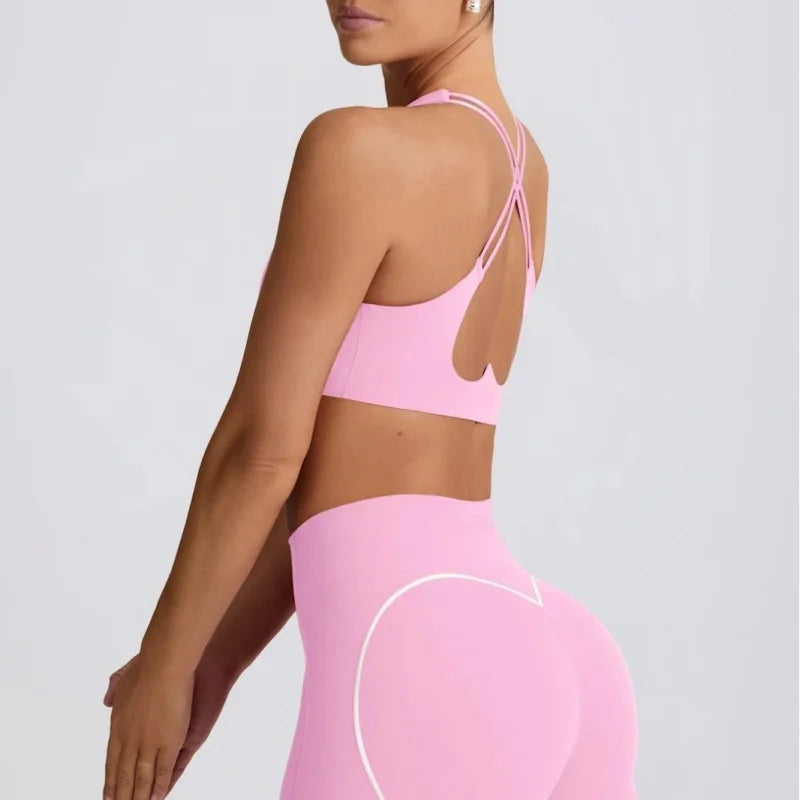 SexyVSports Yoga Vest with Chest Pad, Can Be Worn Outside, Fitness Training Top - ATFH