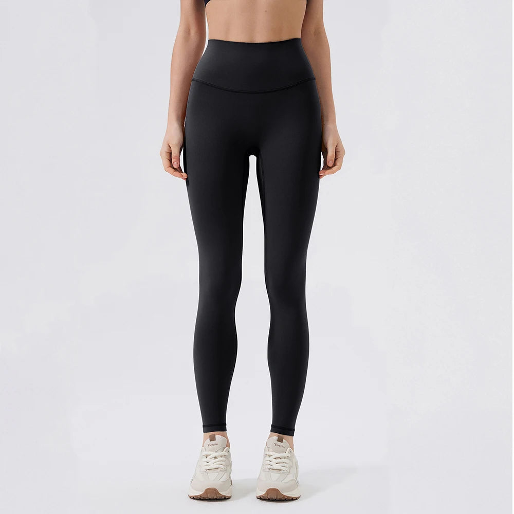 Women Back Waist Pocket High Waist Yoga Legging Women Sport Cropped Pants Butter Athletic Gym Comprehensive Training Jog - ATFH