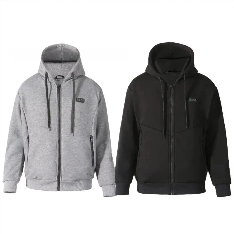 Smart Heated Hoodie 23 Zone Heating Couple Matching Style Outdoor Wear Constant Warmth Unisex Electric Heating Sweatshirt - ATFH