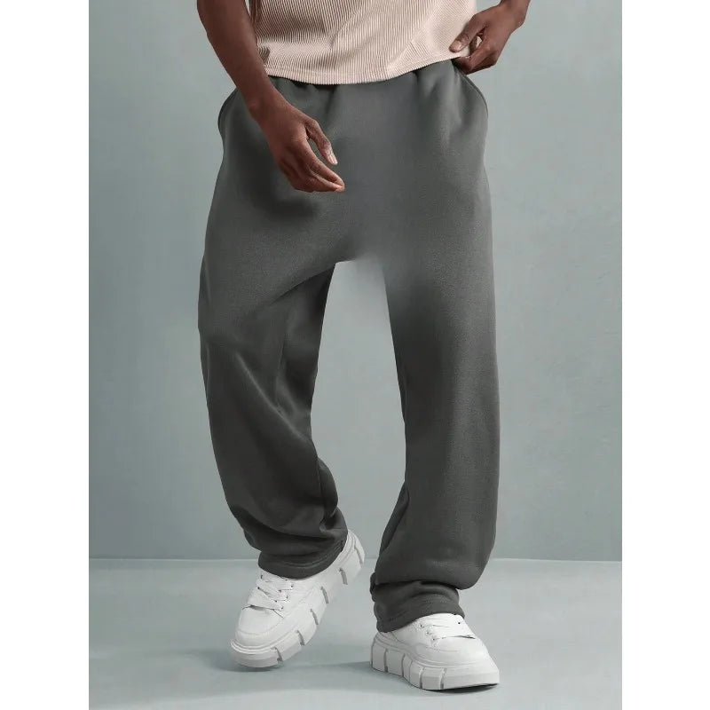 Men's trousers sweatpants comfortable elastic waist jogging sports pants casual comfortable loose pants streetwear
