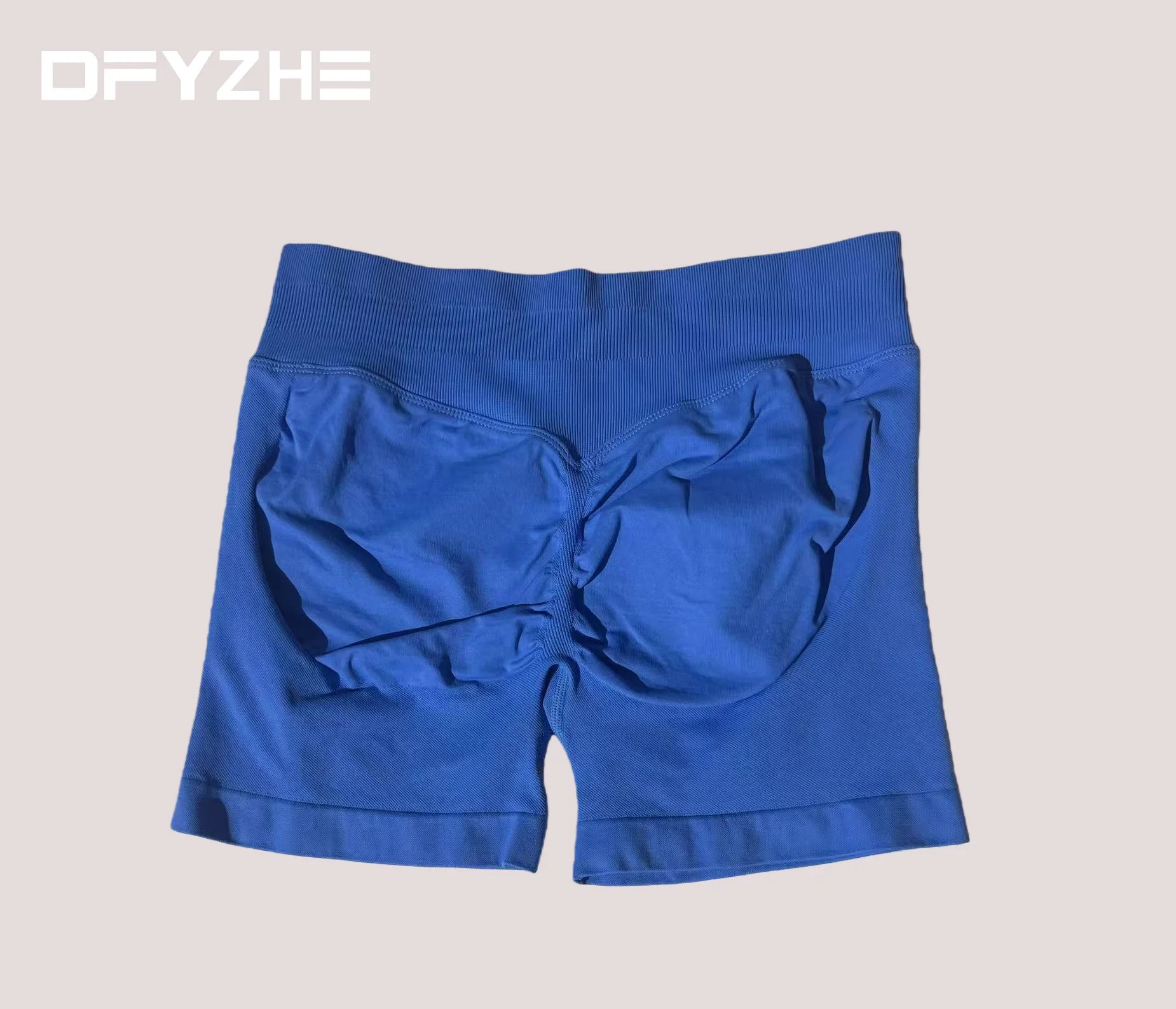 DFYZHE Impact Shorts 4.5-inch Women's Fitness Exercise Bike Shorts with Low Rib Belt Fitness Tight corset Hip Yoga Seamless Tigh Tahsi Fashion House