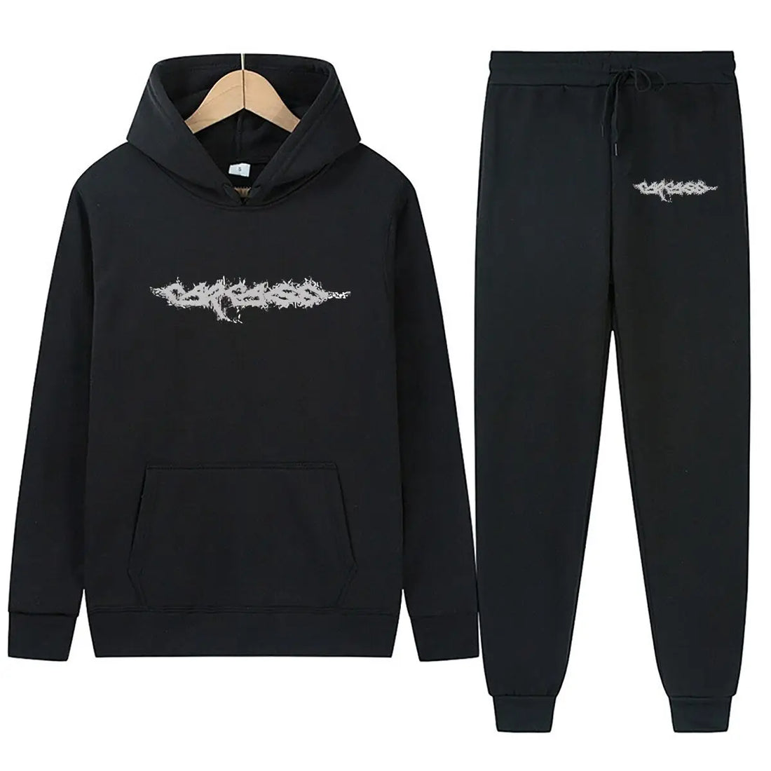 Faded Text Distressed Wordplay Fun Fashion Prevalent Print Hooded Men Women Plus Size Hoodies - ATFH