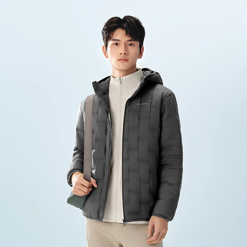 BOSIDENG 90% down jacket for men light weight jacket warm light high quality casual outwear