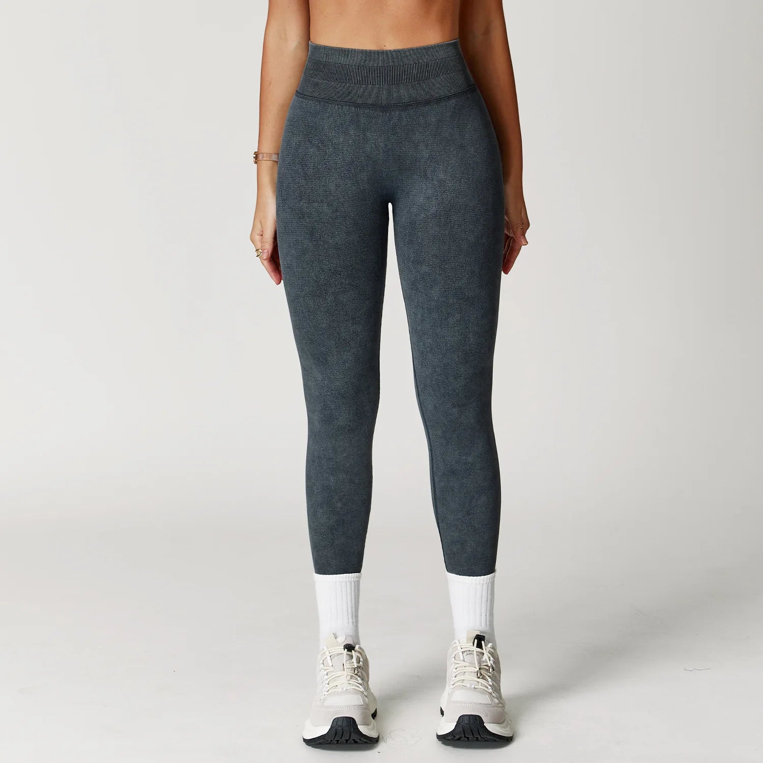 Yoga Pants Impact Leggings Women Seamless Sports Yoga Pant High Waist Ribbed Gym Clothes Fitness Workout Wear Scrunch Bum Tights - ATFH