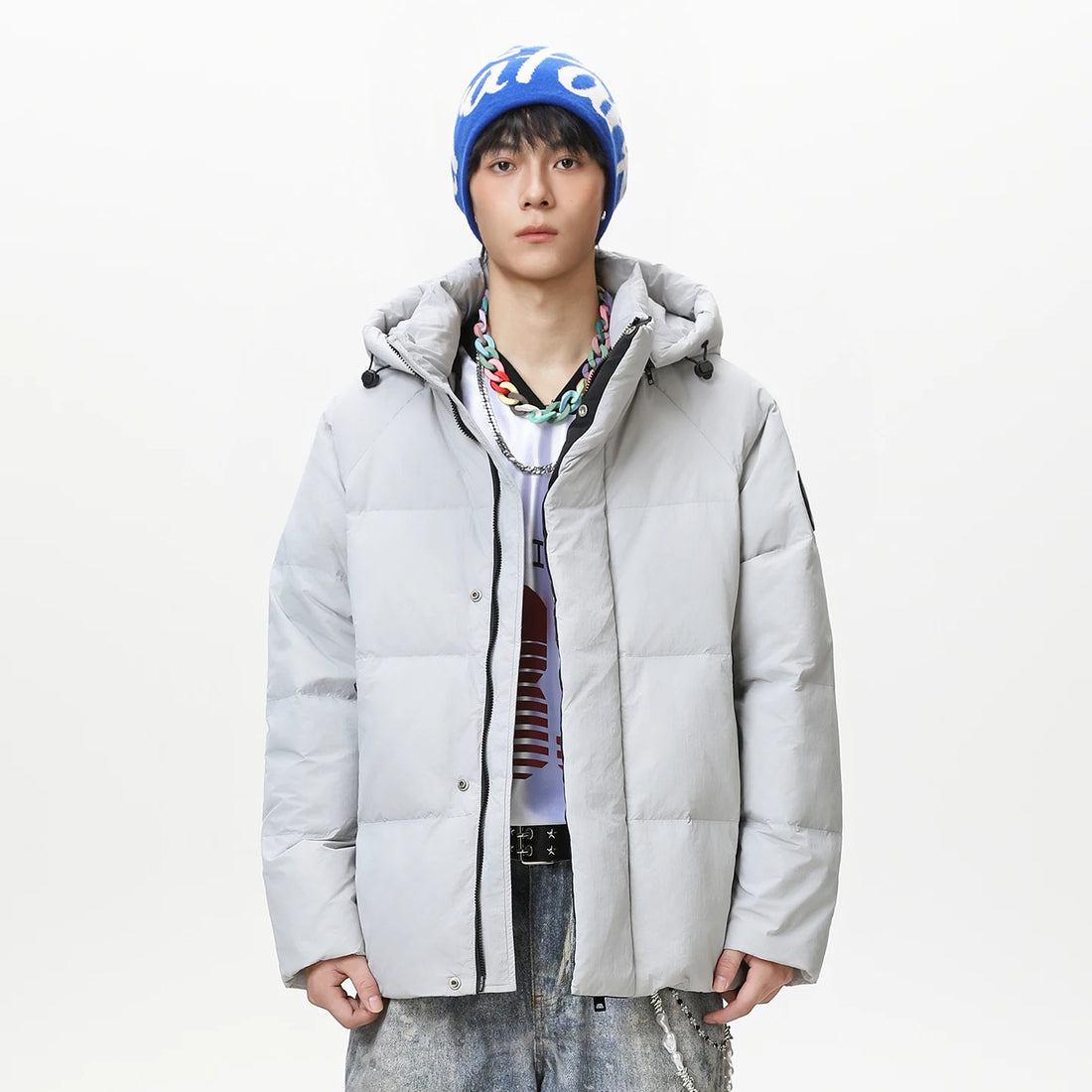 2026 Winter Style Casual Men's Hooded Down Jacket