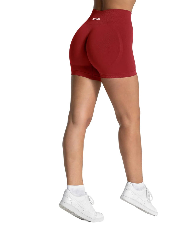 TAYOEA Seamless Yoga Shorts Women High Waist Tummy Control Gym Shorts Scrunch Butt Lifting Sport Shorts Naked Feeling Squat Proof Workout Biker Shorts Running Fitness Tight Shorts Tahsi Fashion House