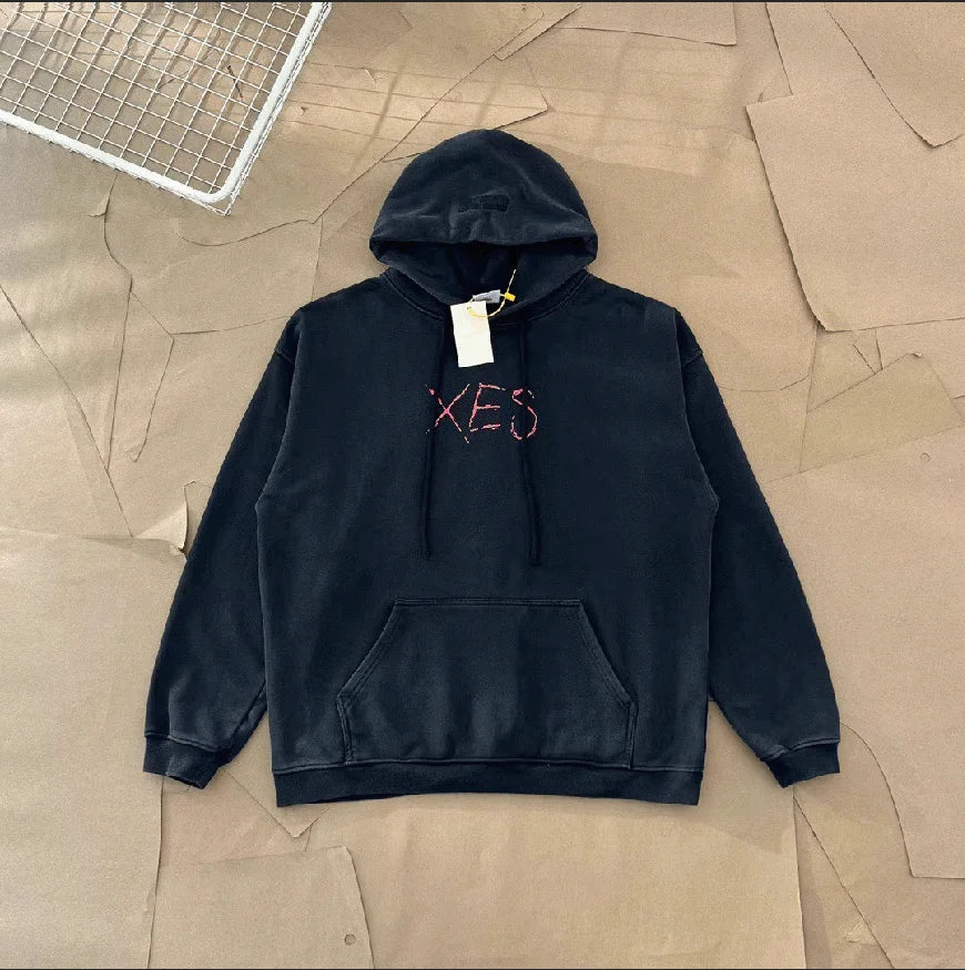 Top Grade 1:1 VT For Seasons Collection Printed Women Men Hooded Sweatshirt Hoodies OversizedMen Cotton Hoodie Pullover - ATFH