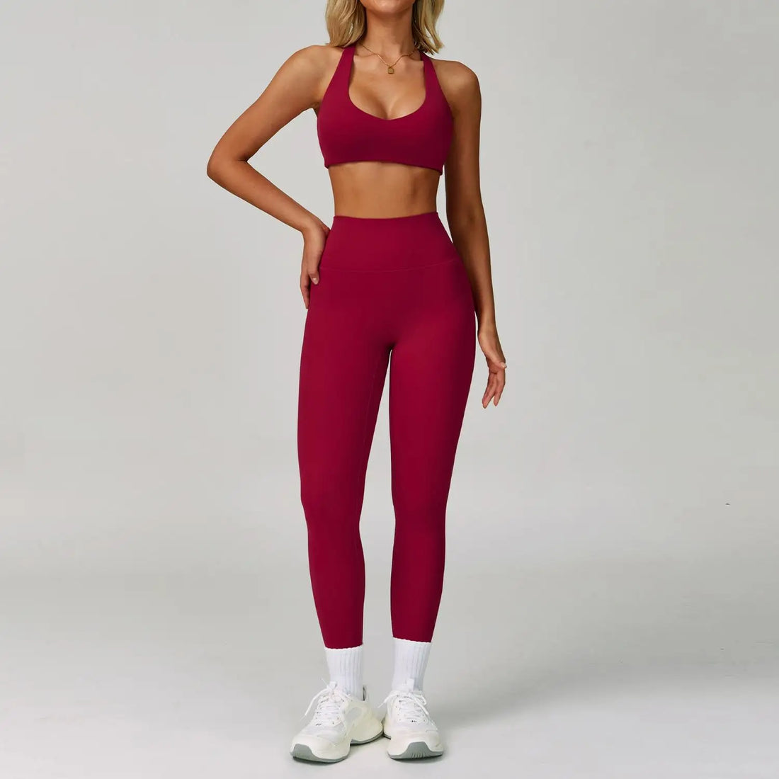 2-3PCS Yoga Suit Women Tracksuit Sports Bra High Waist Leggings Shorts Outfit Gym Set Fitness Push Up Workout Clothes Sportswear - ATFH