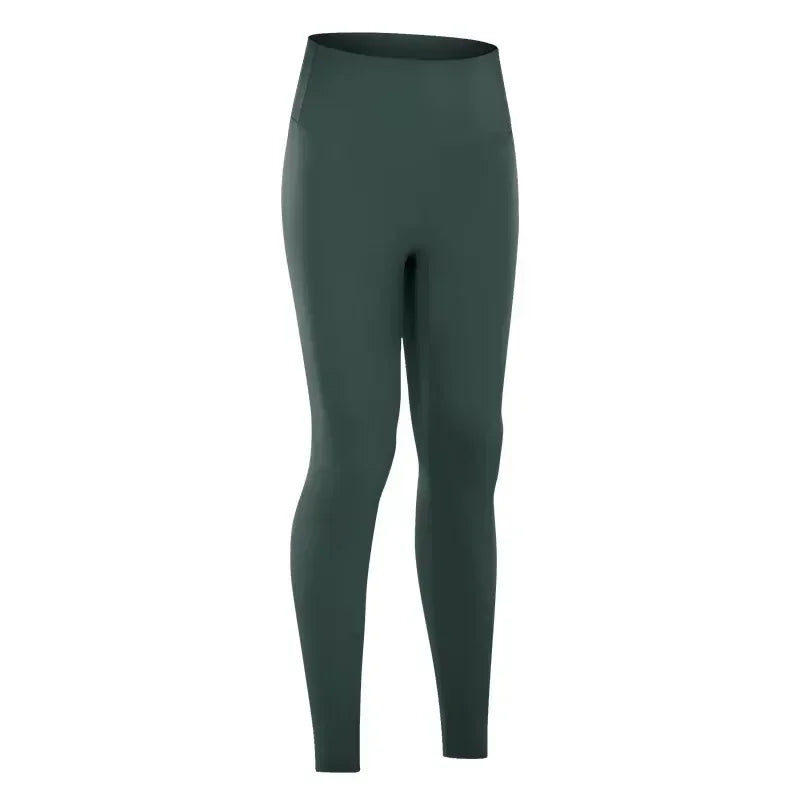2025 New High Waist Naked Feeling Yoga Pants Women Push Up Sports Leggings Fitness Running Seamless Leggings Gym Girl Leggings - ATFH