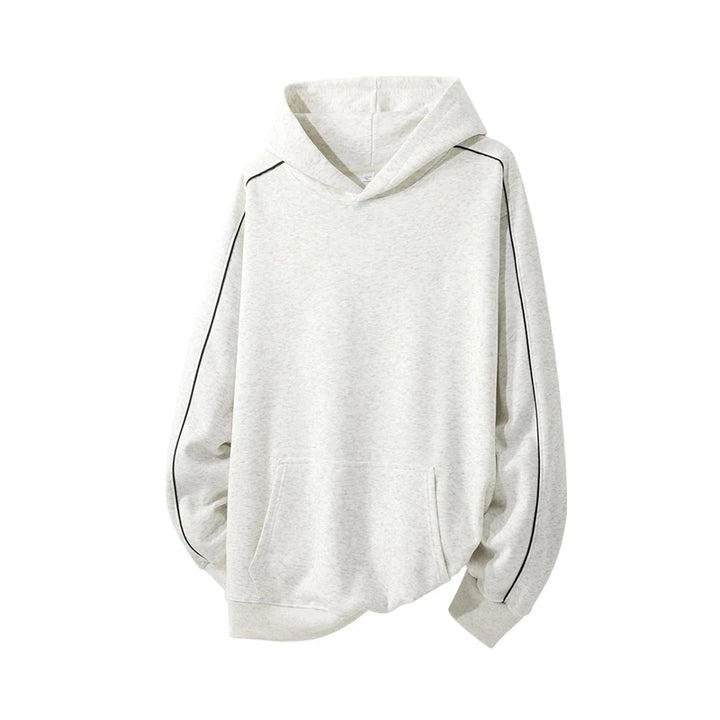 2025 Men Hoodie Cotton Unisex Oversized Long-Sleeve Sweatshirt Loose Fit Cozy Streetwear Hong Kong High-Street Casual Tops - ATFH