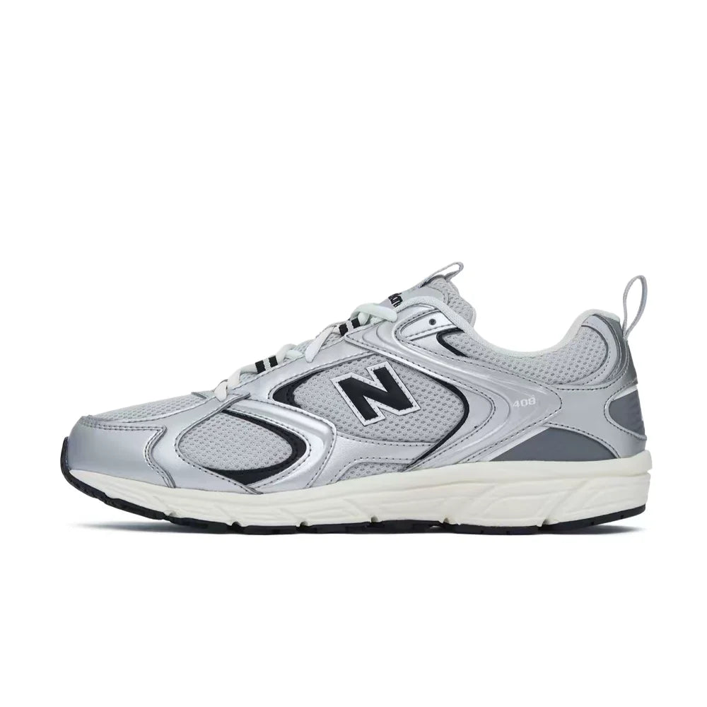 New Balance 408 Unisex Low-Top Casual Running Shoes – Black, Retro Style, Non-Slip Outsole, Durable & Comfortable ML408K