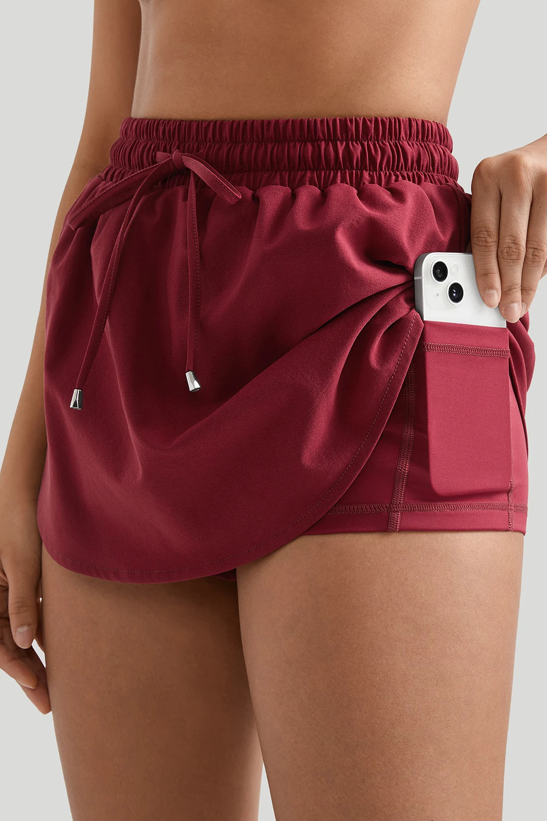 Ladies' Tennis Skirt Summer Yoga Skirt High Waist With Pockets Quick-Dry Color Suitable For Running Training Sport Skirt Girl Tahsi Fashion House