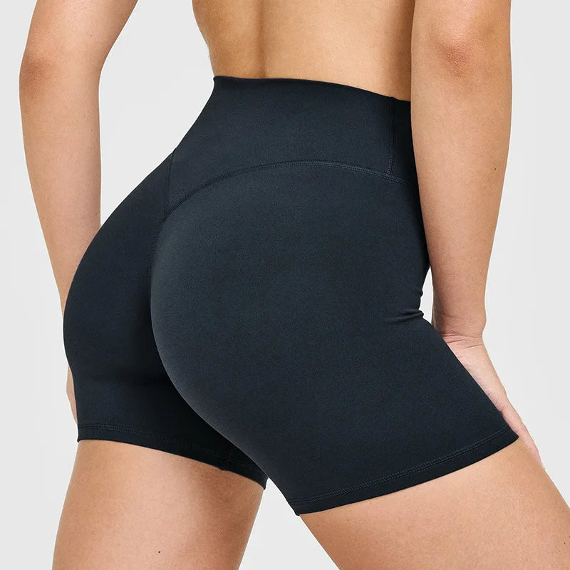 Women Halter Deep V Sports Bra High Waist V Cut Yoga Shorts Soft Stretch Gym Pilates Training Fitness Athletic Active Wear