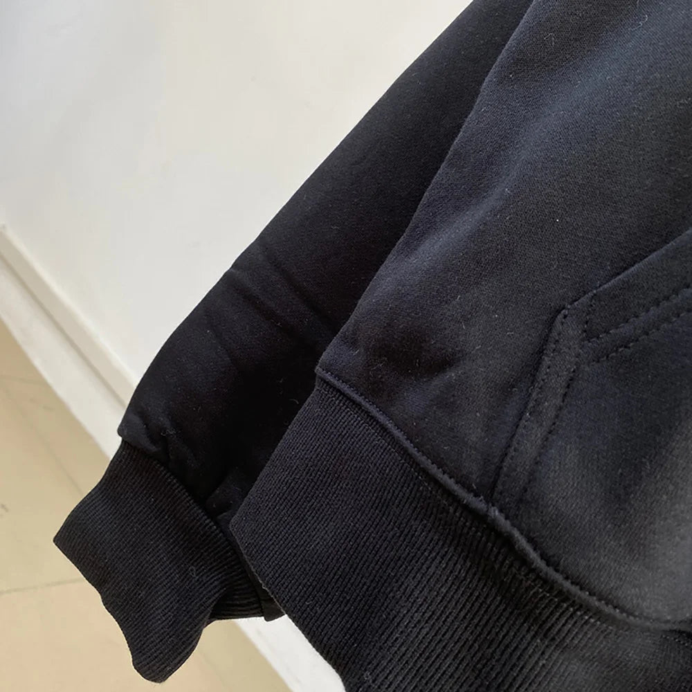 Rowan PK-LM006 Black Women Long Sleeve Female Hoodies Letter Embroidery Sweatshirts Vintage Casual Sports Lady Top 2026 - ATFH