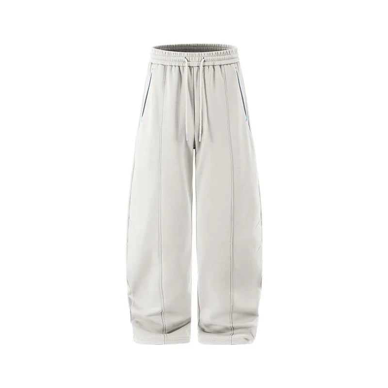 Custom LOGO men's 340G cotton polyester fleece sweater winter new eggshell fleece hoodie scimitar sweatpants couple suit - ATFH