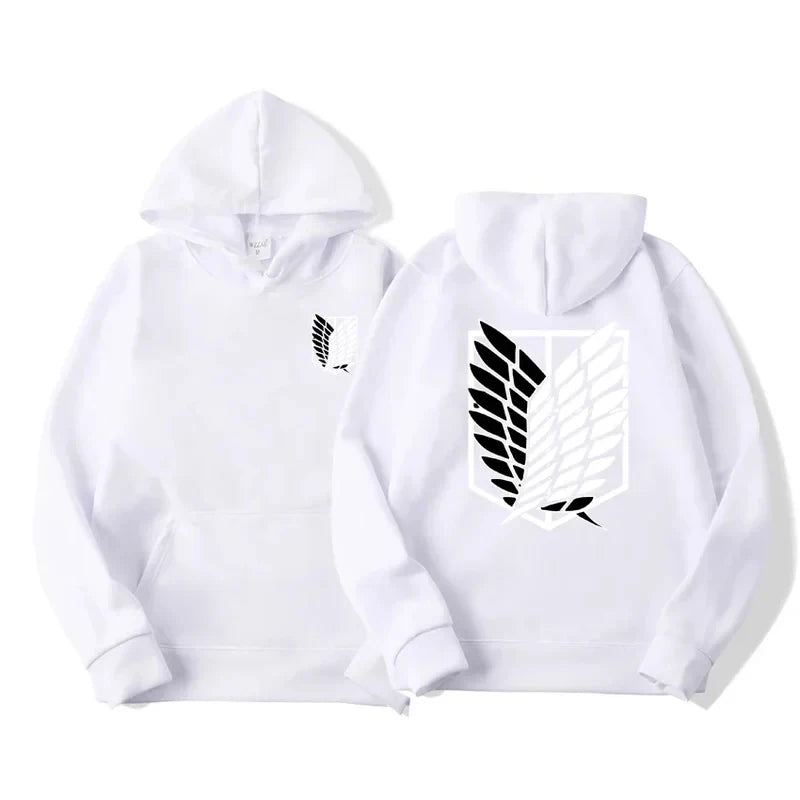 Japan Anime Attack on Titan Men Hoodies Spring Autumn Hip Hop Casual Pullover Top Hoodie Fashion Sweatshirts Jogging Sportswear