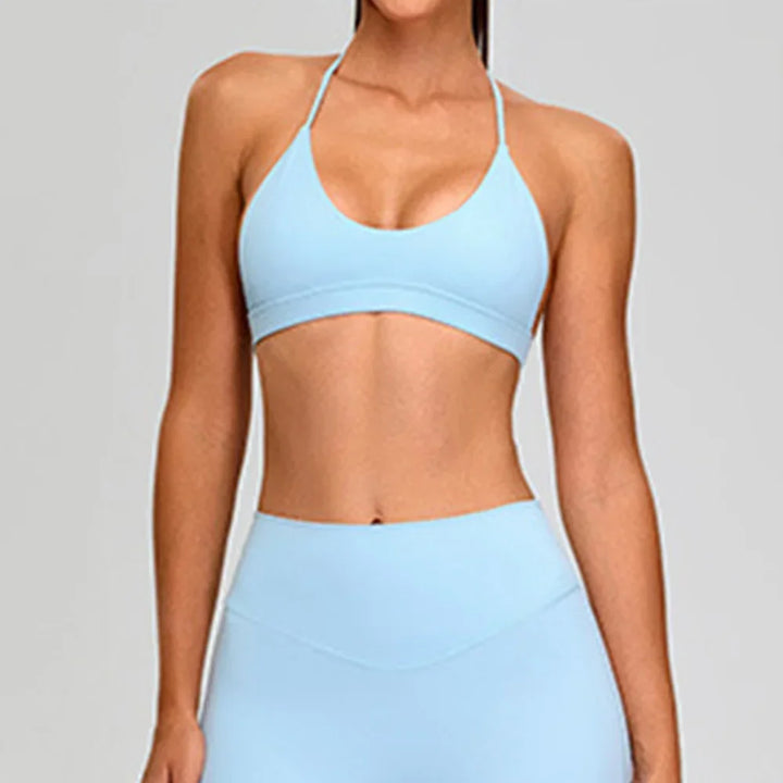 Sports Underwear for Women Fitness Top Push Up Sport Bra Backless Yoga Bra Sport Tops Running Vest Breathable Workout Gym Wear - ATFH