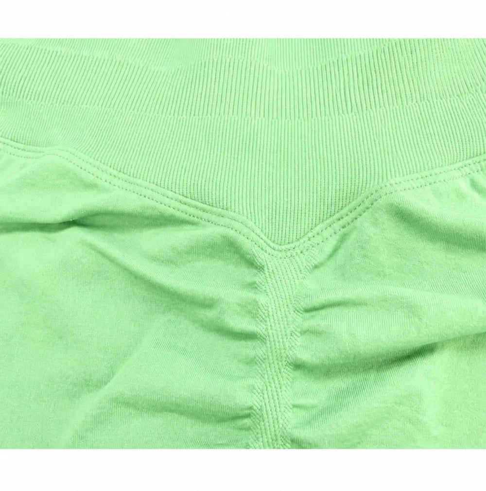 Seamless Yoga Workout Shorts for Women Low Waist Butt Lift Biker Shorts Gym Fitness Activewear Sports Training Shorts