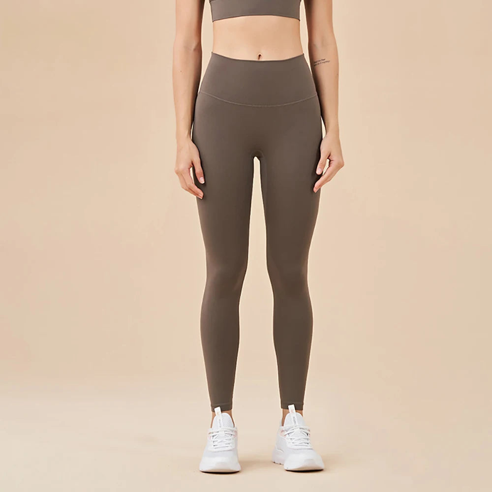 Yoga Leggings for Fitness Legging Sport Femme Back Pocket Pants Female Buttery Soft High Waist Leggins Push Up Gym Tights Women ATFH