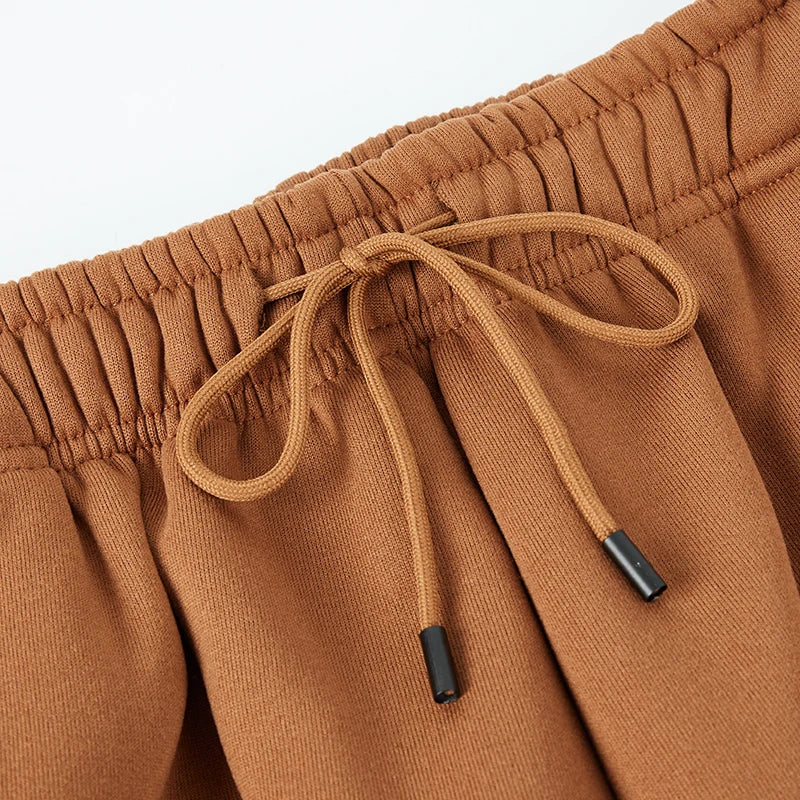 Mens Casual Pants Autumn Winter Fleece Sweatpants Men Running Jogger Sports Gym Trousers Fashion Solid Color Workout Long Pants