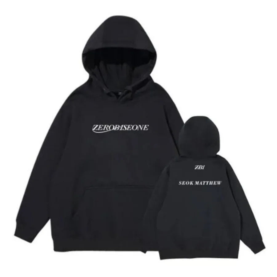 KPOP ZB1 ZEROBASEONE Ablum Oversized Women/Men Hoodie Sweatshirt ZHANG HAO SUNG HAN BIN RICKY MATTHEW HANYUJIN K-POP Clothes - ATFH
