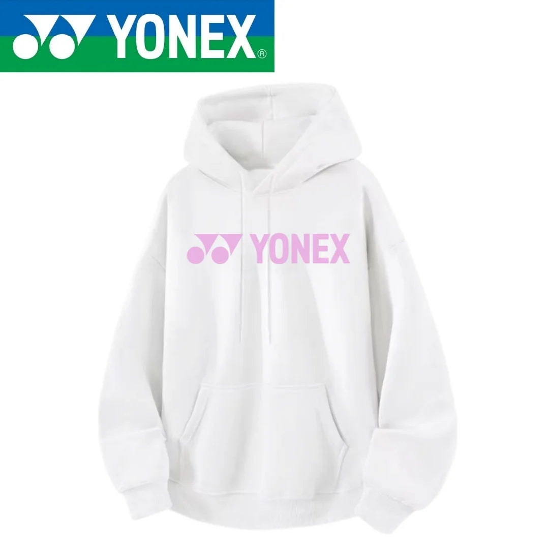 YONEX2026 new cotton hooded jacket, essential for outdoor sports such as badminton, tennis, running, and keeping warm with multi