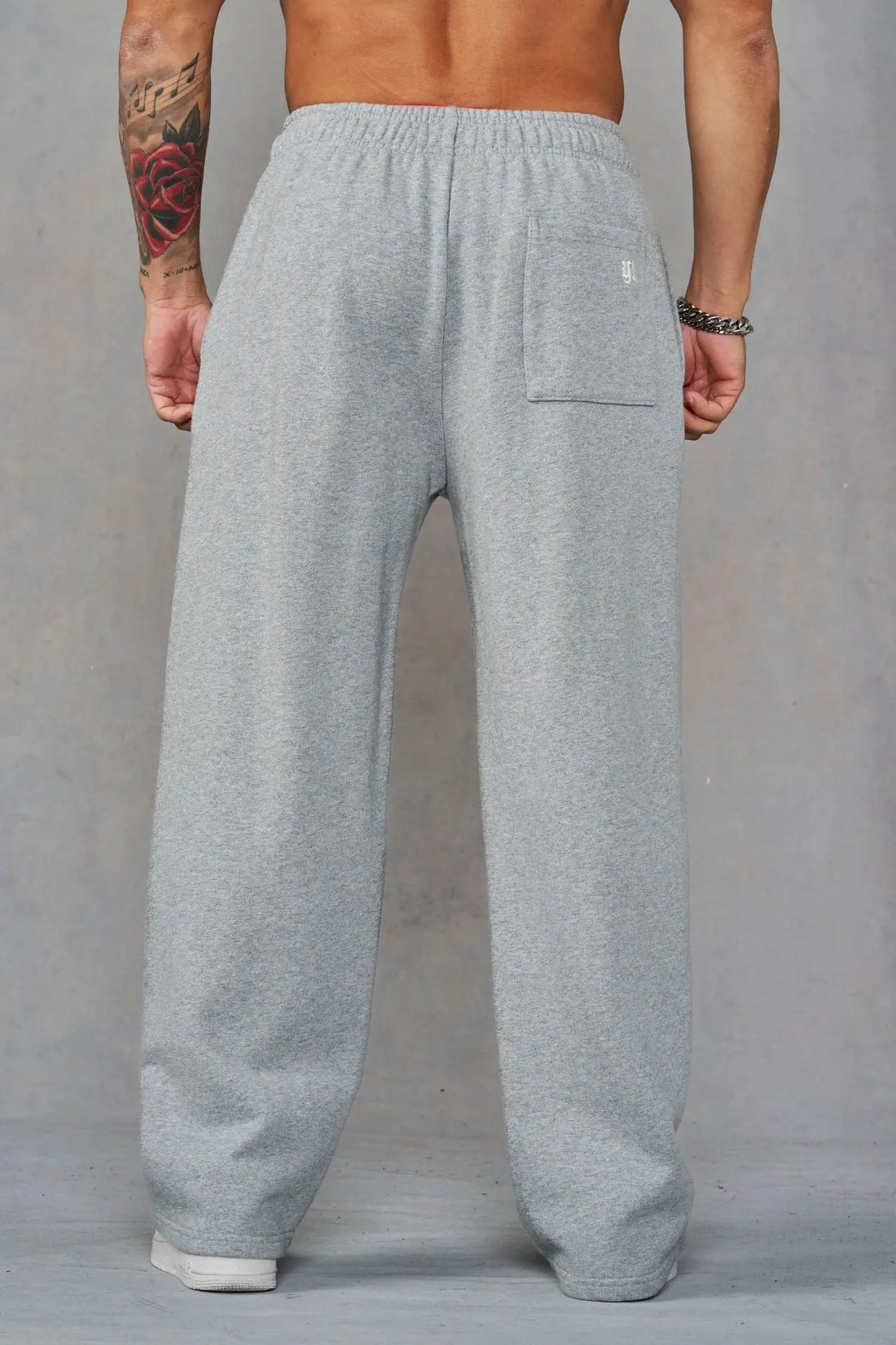 American style new men's sports pants, jogging, muscle fitness, letter embroidery, straight casual long pants