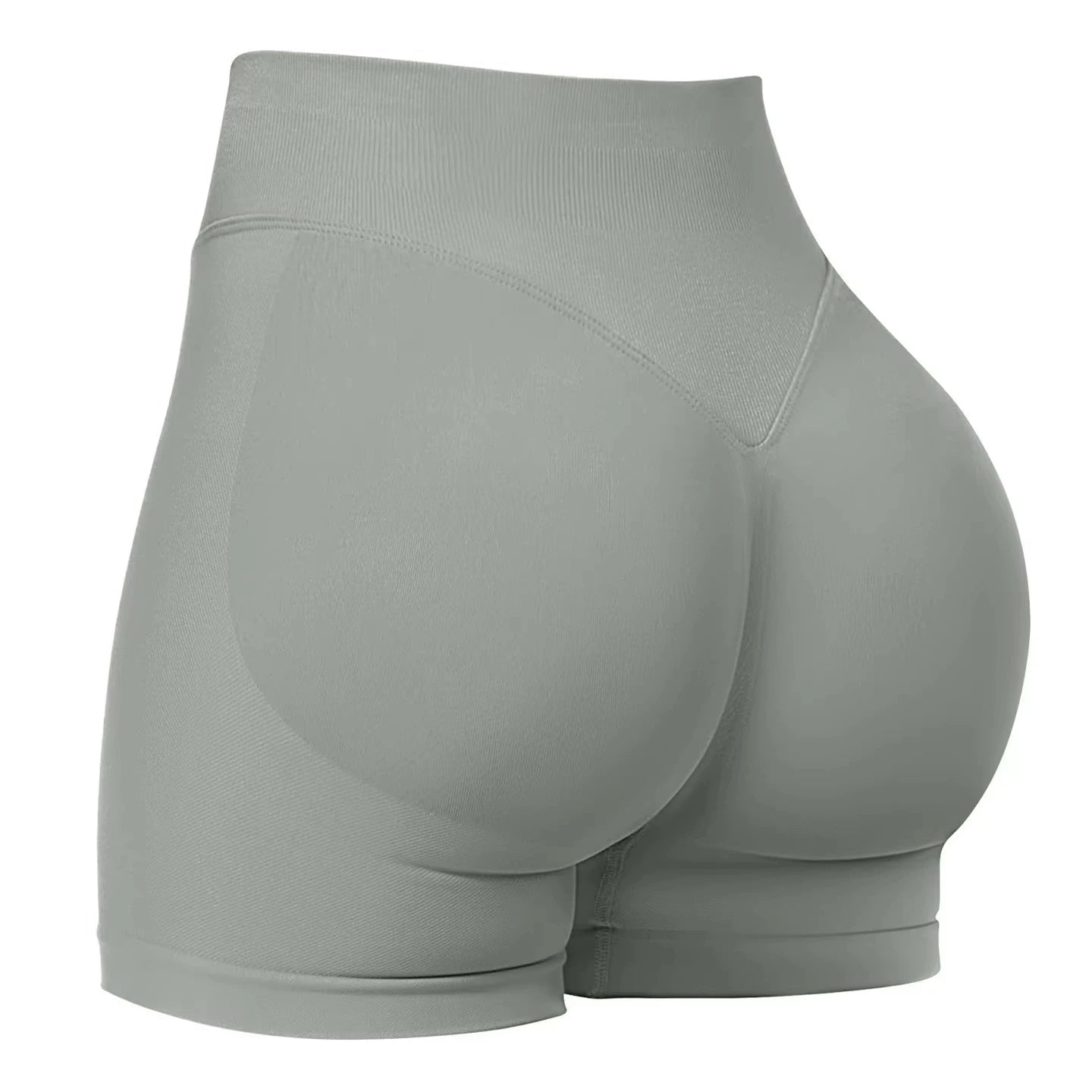 Summer High Waisted Yoga Shorts For Women Fashionable and Sexy Running Fitness Pants Solid Color Yoga Leggings Elastic Tights Tahsi Fashion House