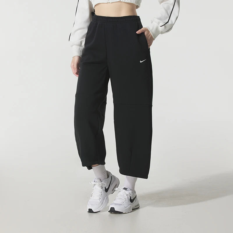 Nike Fleece-Lined Women's Sports Pants Outdoor Fashion Trendy Loose Breathable Casual Pants Long Pants Im7475-010