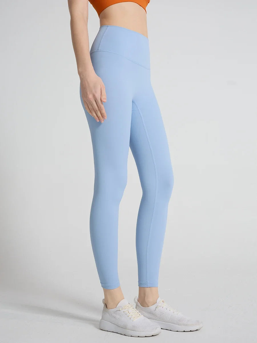 Women's High Waist Yoga Leggings Dopamine Color Series High Elasticity Hips Lifting Comfortable Indoor Outdoor Running Yoga Pant ATFH
